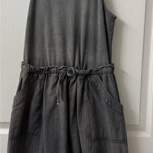 Daily Practice Stylish Gray Sleeveless Dress